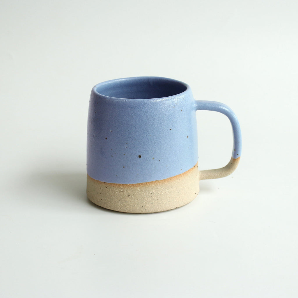 Ceramic Mug In White, Yellow, Pink, Blue And Green