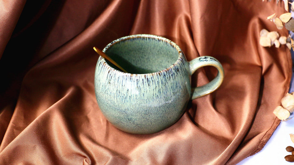 Personalized Handmade Ceramic Mug, Custom Name/logo Coffee Mug, Pottery Coffee Mug Handmade, Kitchen Decoration