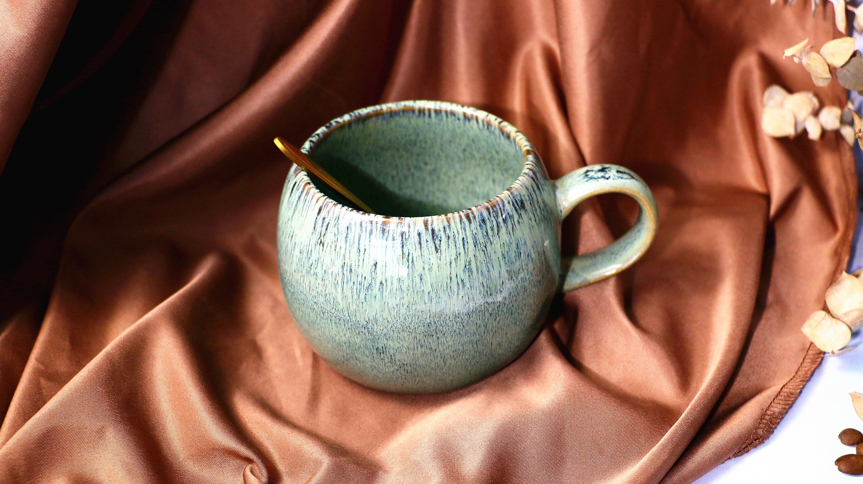 Personalized Handmade Ceramic Mug, Custom Name/logo Coffee Mug, Pottery Coffee Mug Handmade, Kitchen Decoration