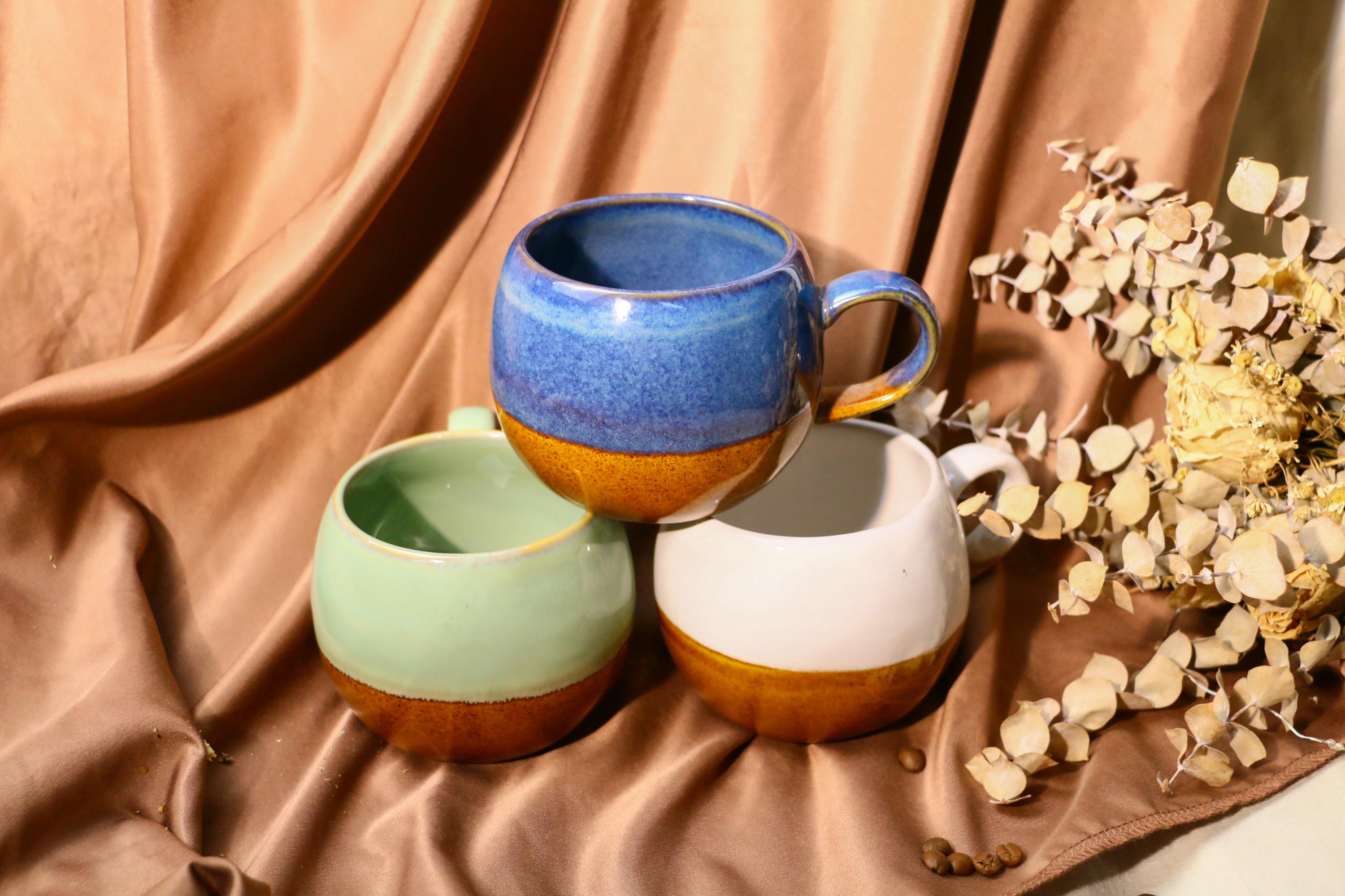 Personalized Handmade Ceramic Mug, Custom Name/logo Coffee Mug, Pottery Coffee Mug Handmade, Kitchen Decoration