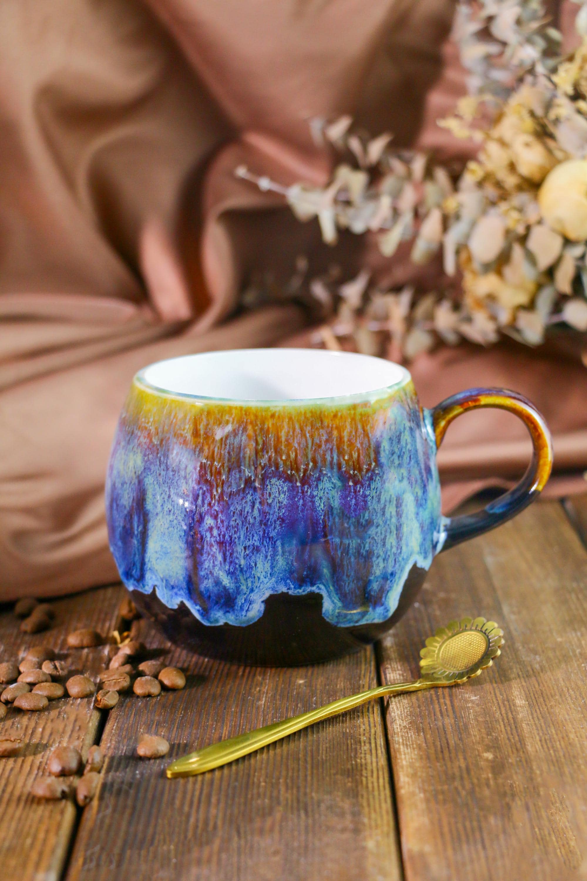 Personalized Handmade Ceramic Mug, Custom Name/logo Coffee Mug, Pottery Coffee Mug Handmade, Kitchen Decoration
