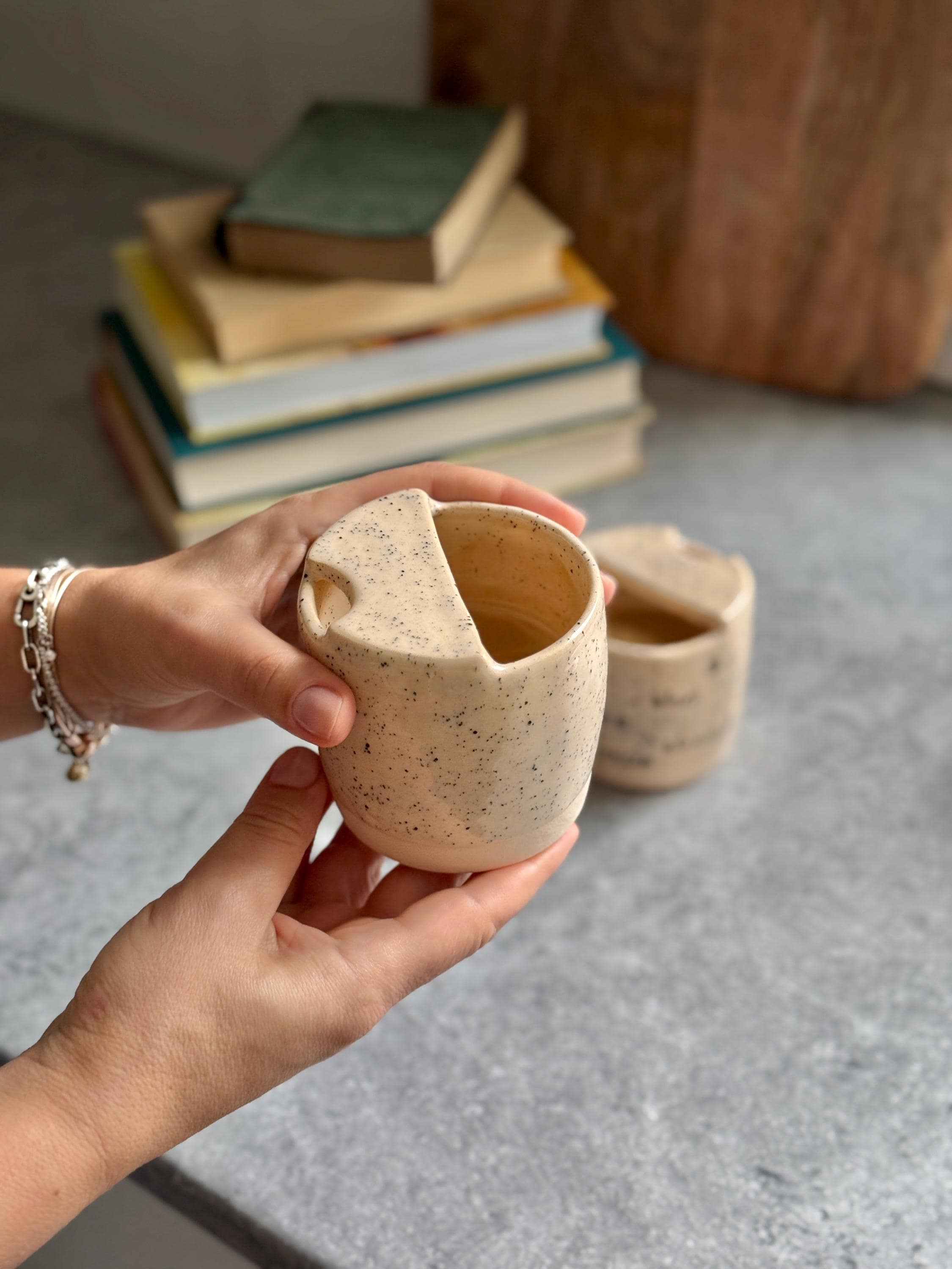 Custom Travel Ceramic Coffee Sculpture Figurine Mug - Personalized Customizable Unique Gift For Birthday, Mom, Her Him Boyfriend, Girlfriend