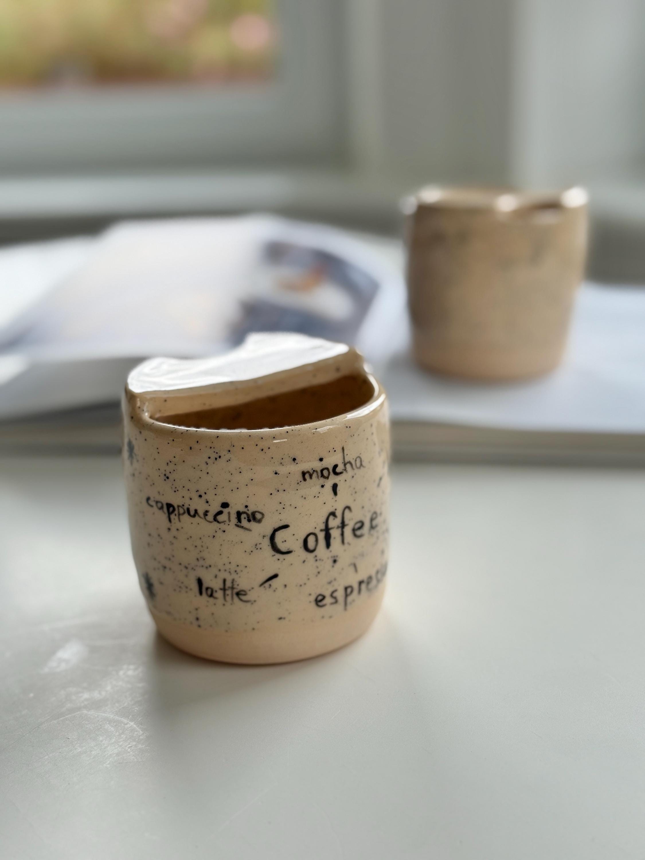 Custom Travel Ceramic Coffee Sculpture Figurine Mug - Personalized Customizable Unique Gift For Birthday, Mom, Her Him Boyfriend, Girlfriend