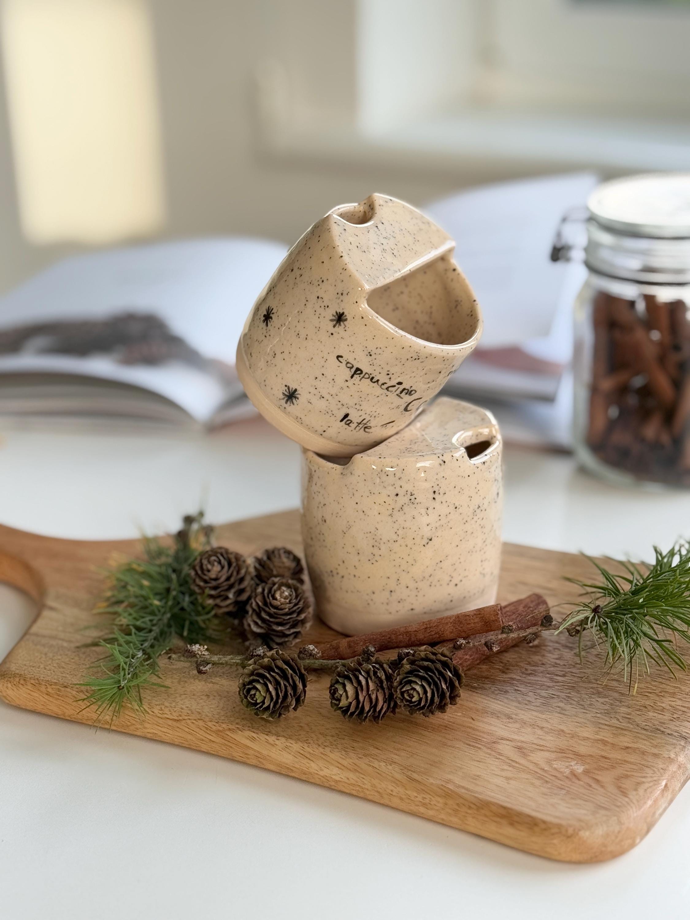 Custom Travel Ceramic Coffee Sculpture Figurine Mug - Personalized Customizable Unique Gift For Birthday, Mom, Her Him Boyfriend, Girlfriend