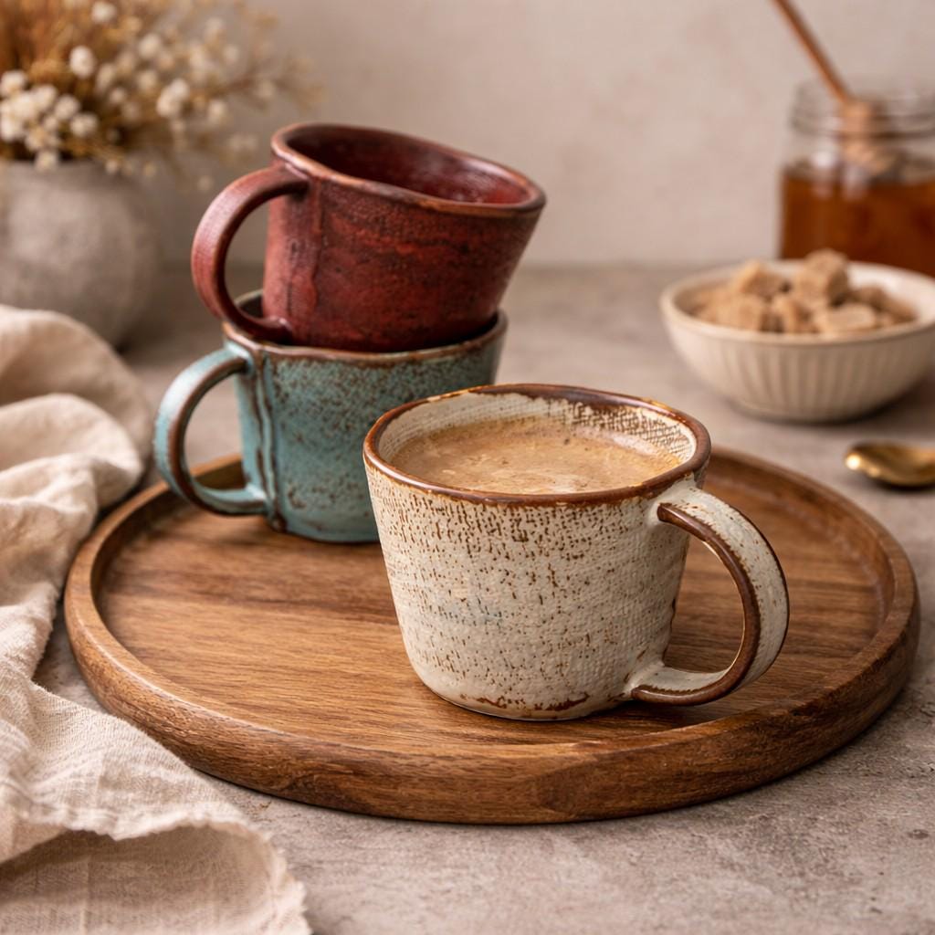 Handmade Ceramic Coffee Mug, Rustic Pottery Mug, Stoneware Coffee Cup, Minimalist Handmade Mug, Coffee Lover Gift