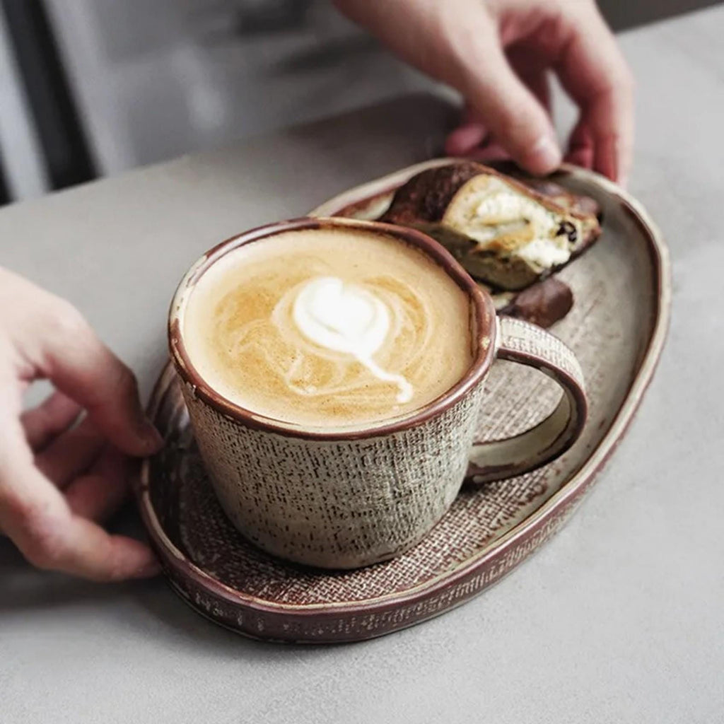 Handmade Ceramic Coffee Mug, Rustic Pottery Mug, Stoneware Coffee Cup, Minimalist Handmade Mug, Coffee Lover Gift