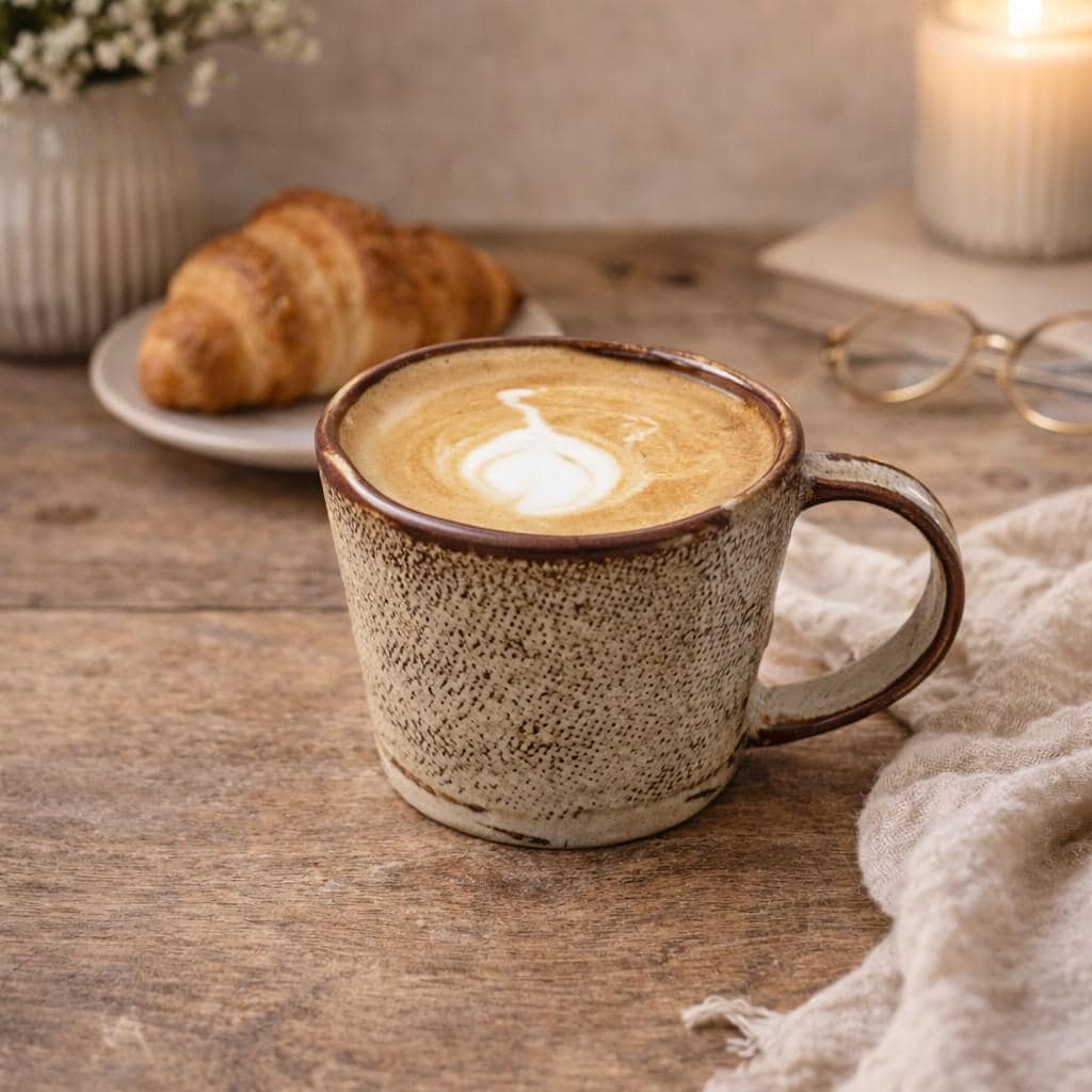 Handmade Ceramic Coffee Mug, Rustic Pottery Mug, Stoneware Coffee Cup, Minimalist Handmade Mug, Coffee Lover Gift