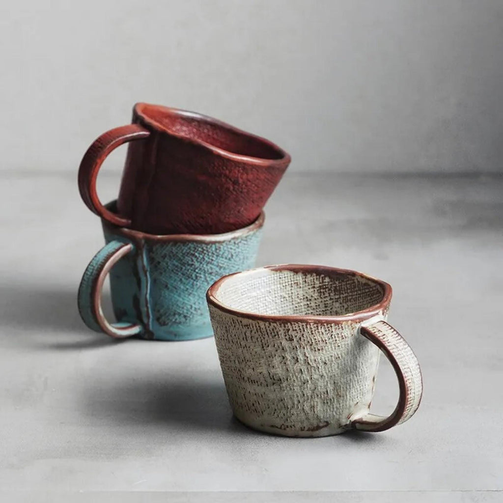 Handmade Ceramic Coffee Mug, Rustic Pottery Mug, Stoneware Coffee Cup, Minimalist Handmade Mug, Coffee Lover Gift