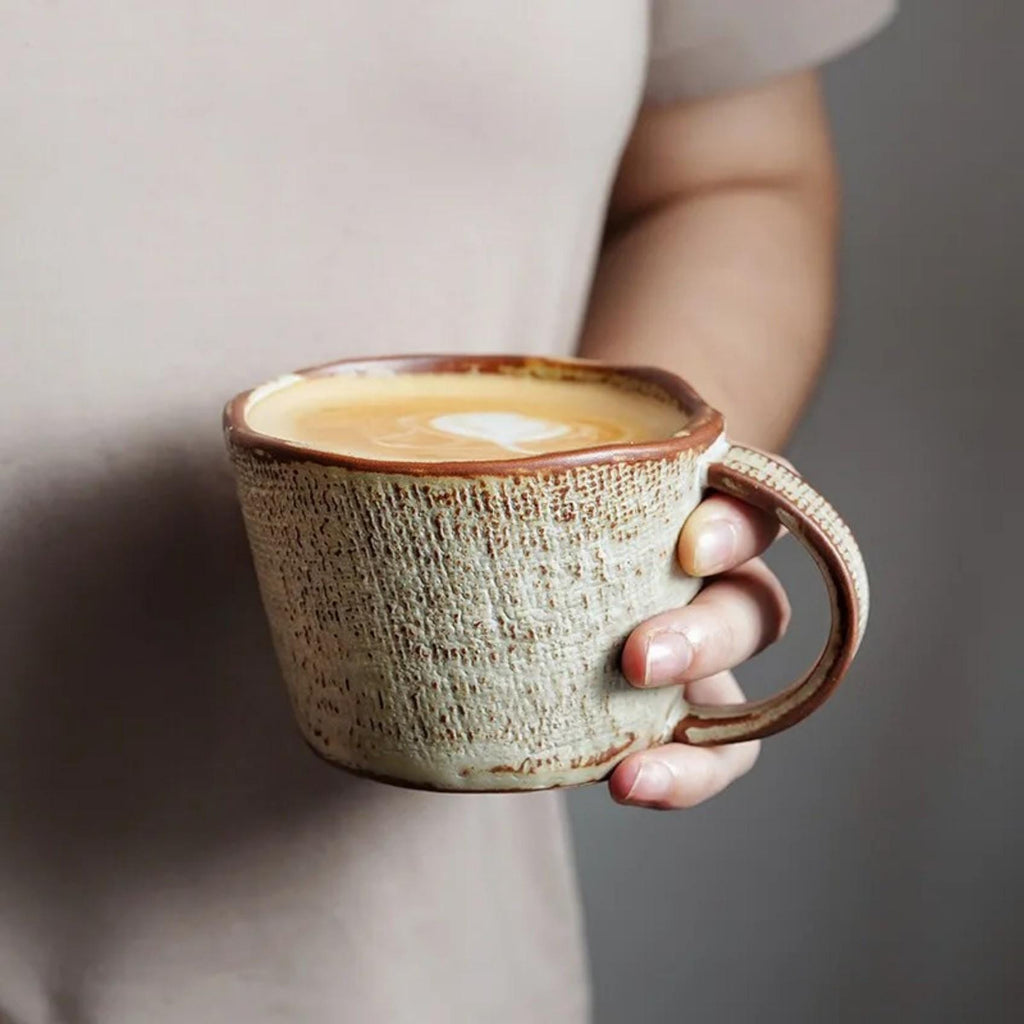 Handmade Ceramic Coffee Mug, Rustic Pottery Mug, Stoneware Coffee Cup, Minimalist Handmade Mug, Coffee Lover Gift