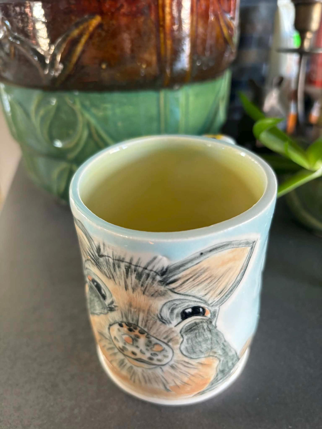 Various Hand Thrown Pottery Coffee Mugs Tea Cups Ceramic, Pig Bee Hummingbird Chicken Sailboat, Made By Local Artisans