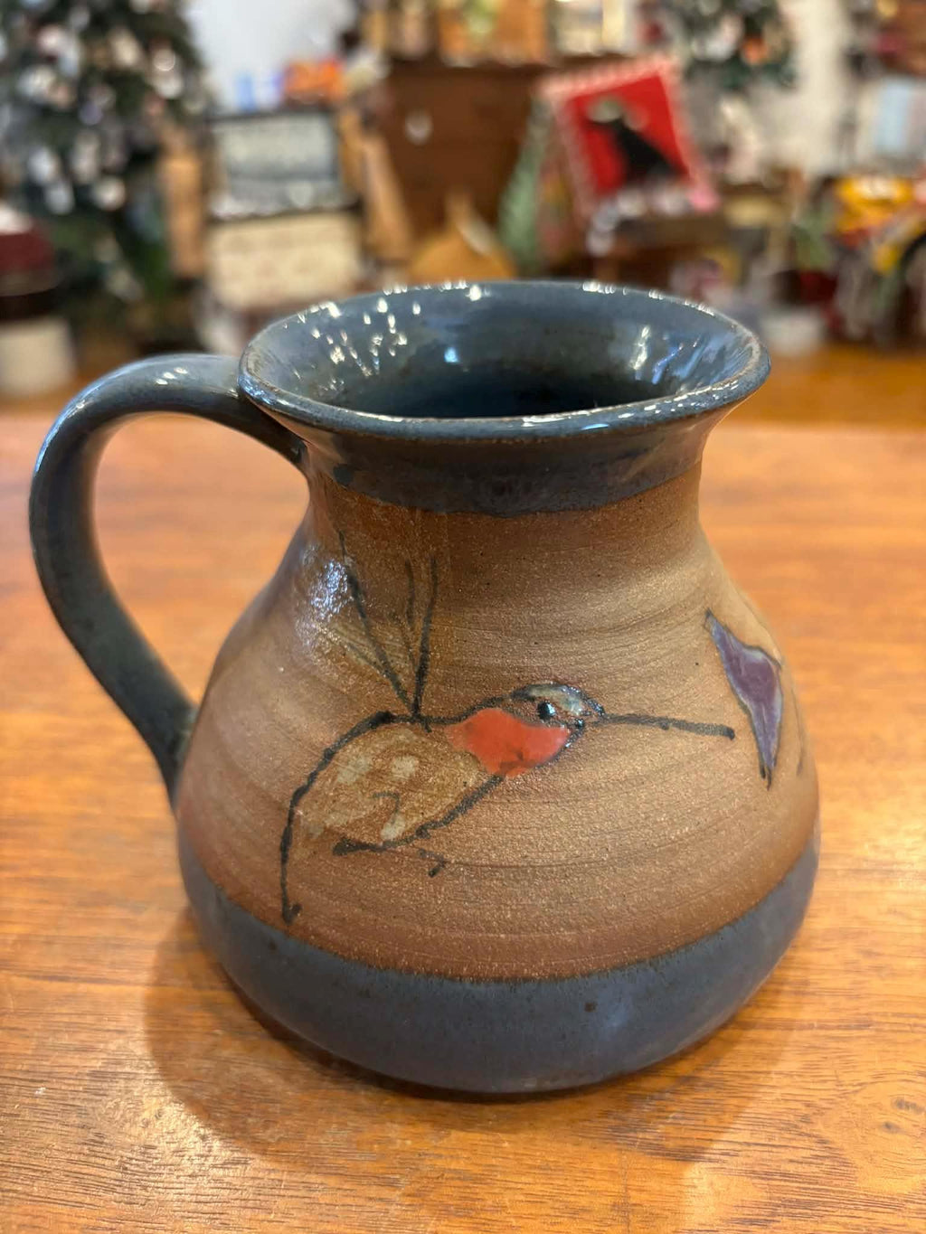 Various Hand Thrown Pottery Coffee Mugs Tea Cups Ceramic, Pig Bee Hummingbird Chicken Sailboat, Made By Local Artisans