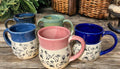Handmade Stoneware Cats Mug