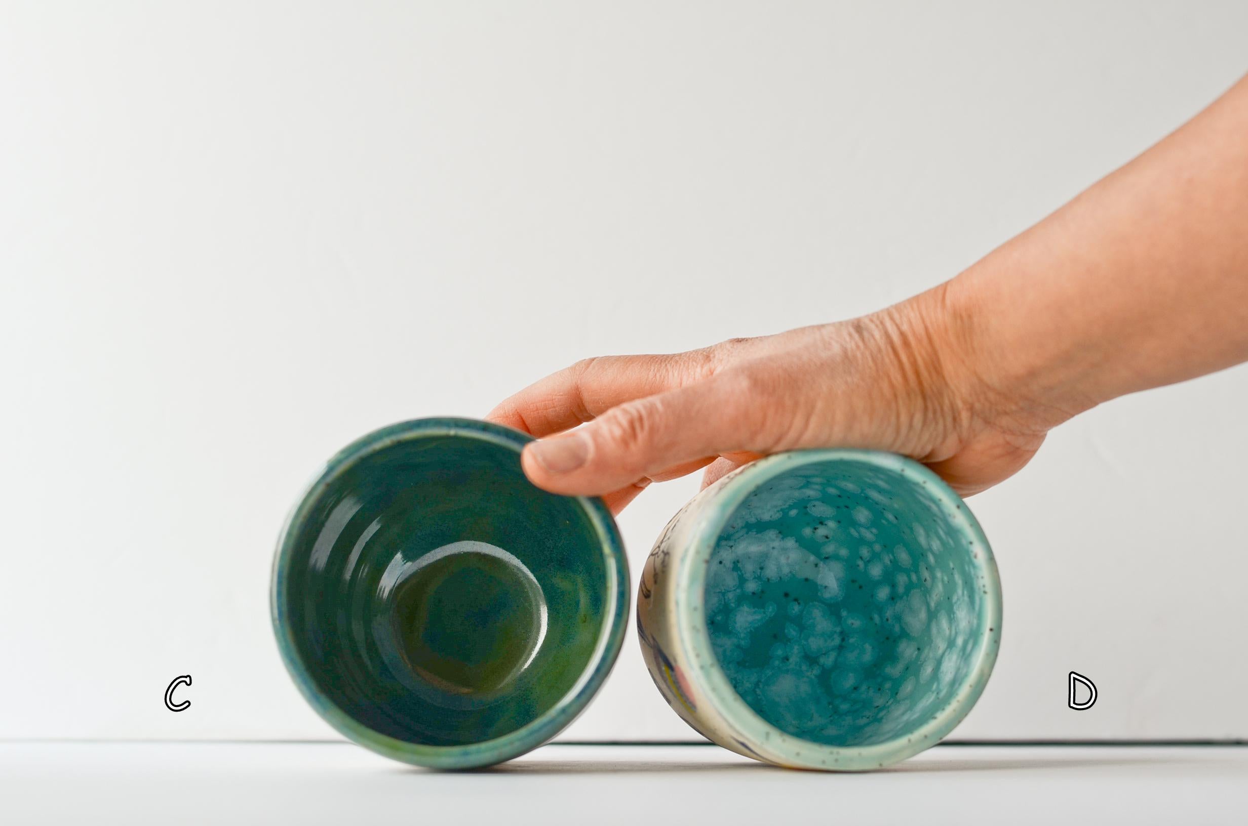 Print Cups | Handmade Pottery | Handmade Ceramics