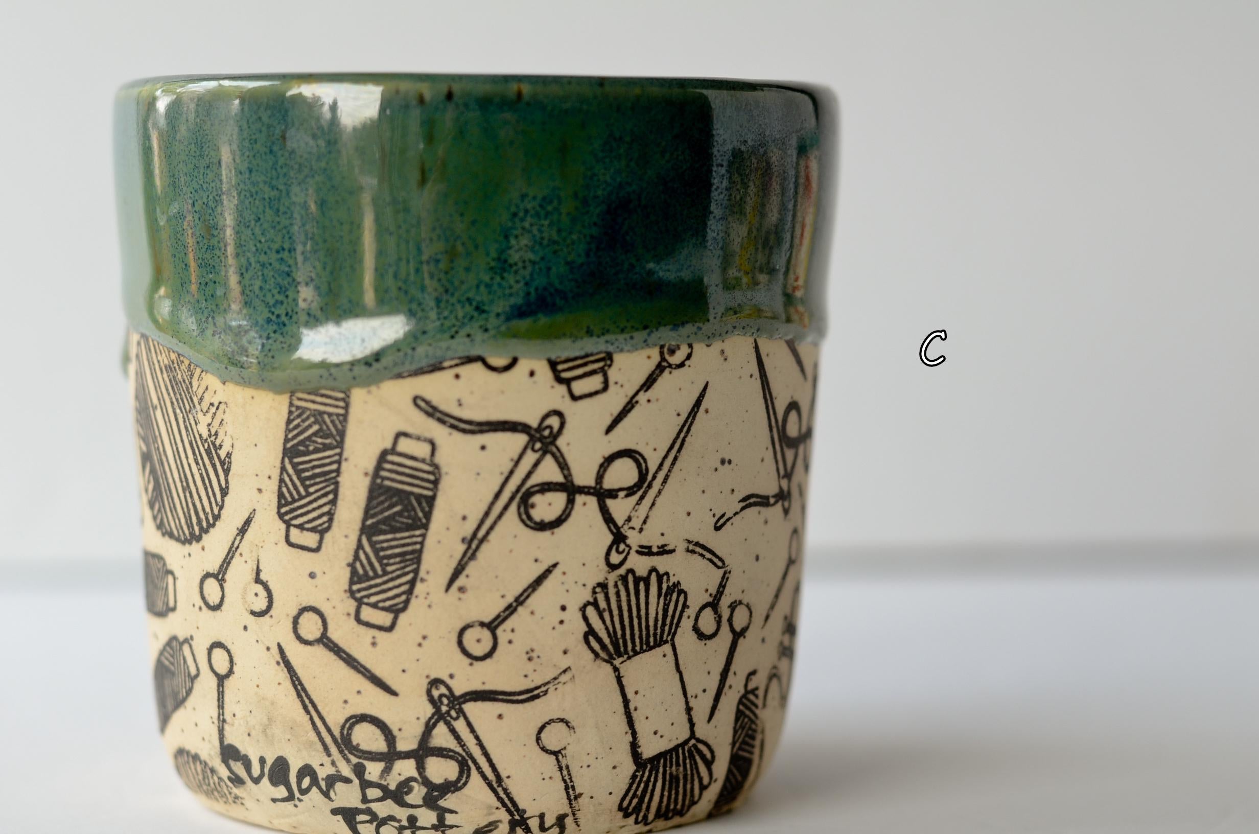 Print Cups | Handmade Pottery | Handmade Ceramics