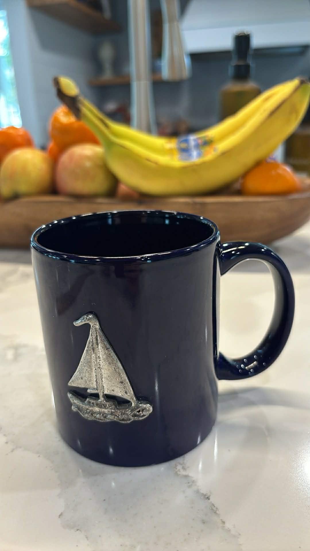 Various Hand Thrown Pottery Coffee Mugs Tea Cups Ceramic, Pig Bee Hummingbird Chicken Sailboat, Made By Local Artisans